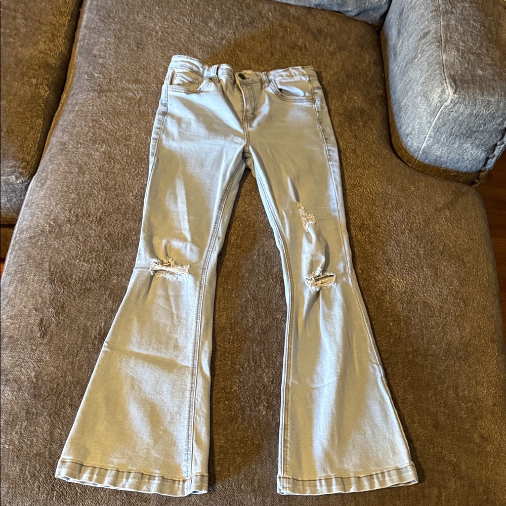 Chelsea & Violet Light Blue Flare Jeans